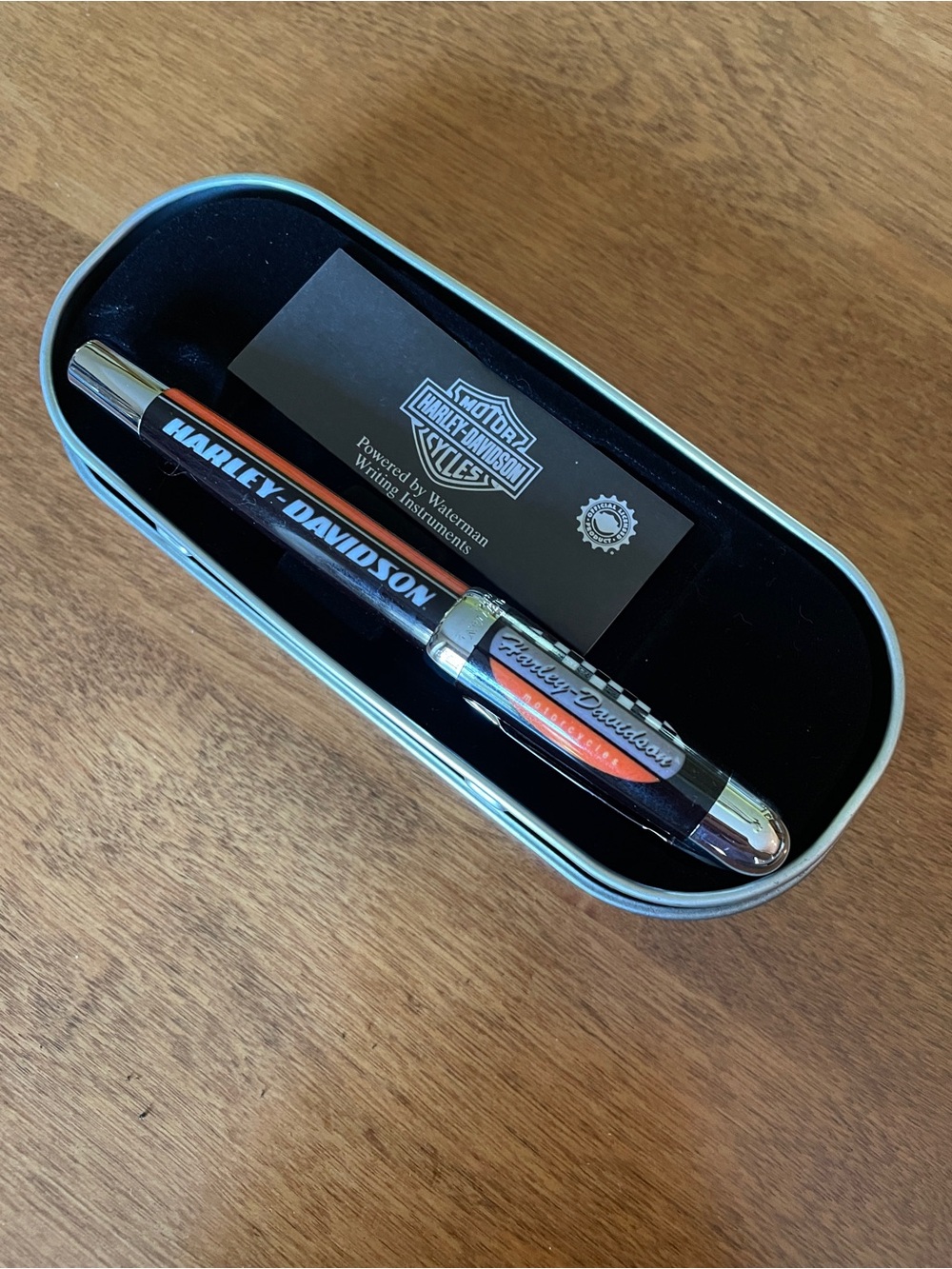 Harley-Davidson Fountain Pen by Waterman, New in Gift Tin